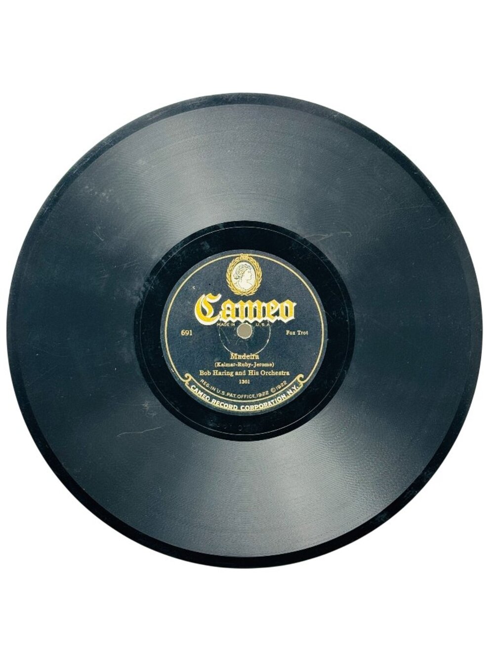 Bob Haring Lou Gold & Orchestras 10 Inch Shellac 78 RPM Record Cameo 691 VG